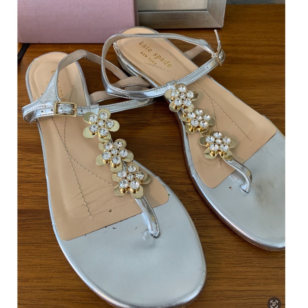 Kate Spade Metalic Sandals